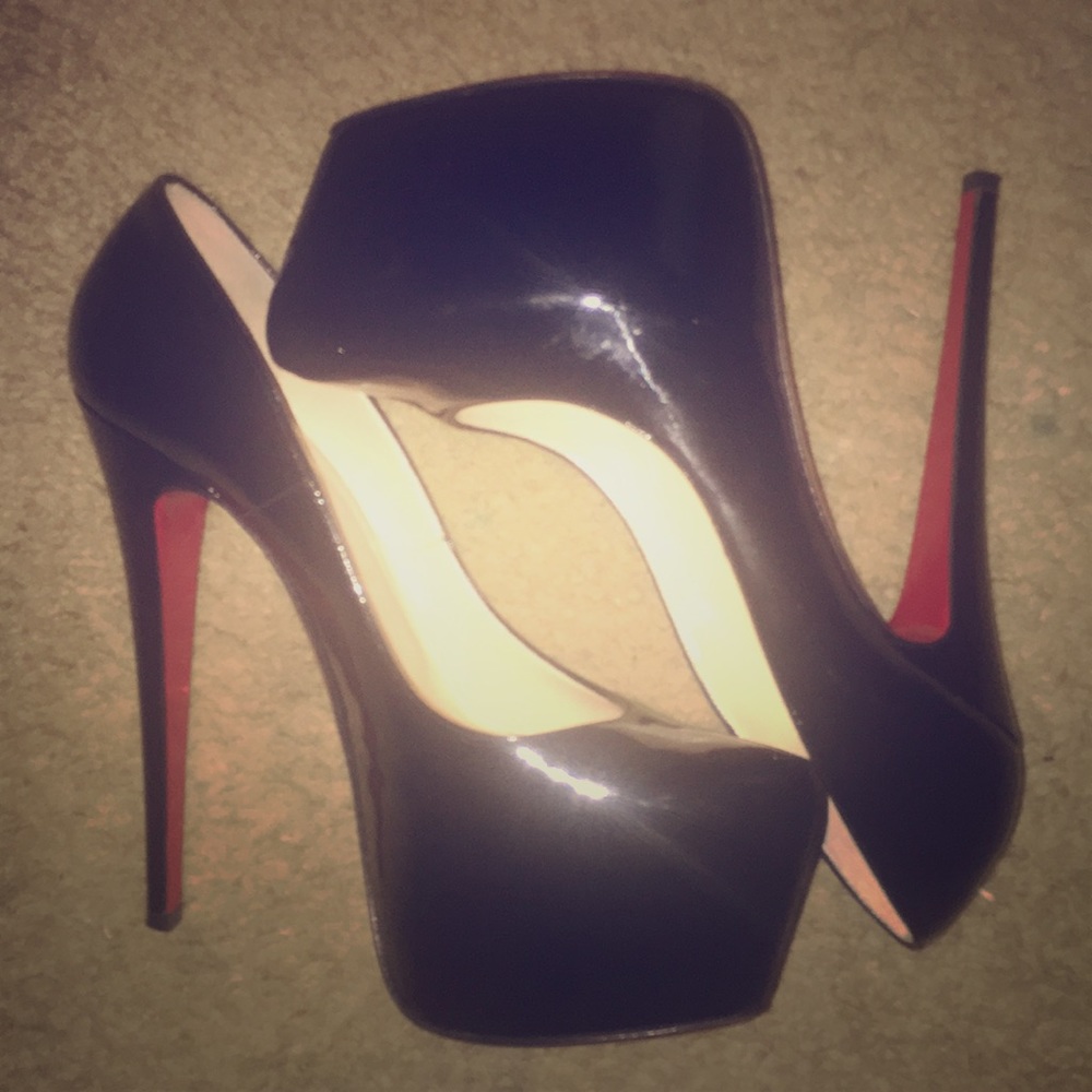 Christian Louboutin Patent Leather Platform Pump